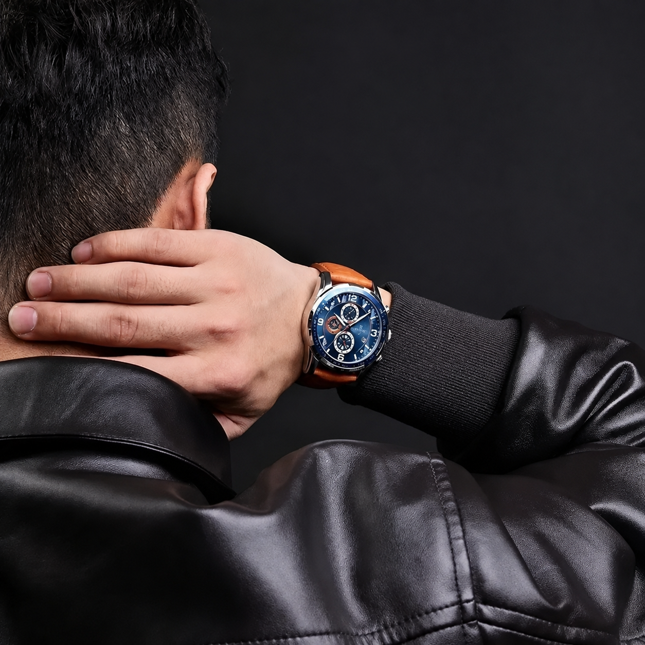 Naviforce NF 8020 – Cuero Marrón - Imagen 3